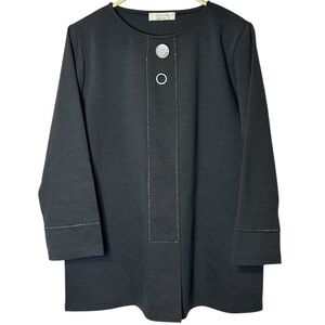 Louie‎ Made in Korea Elegant Gray Tunic Art to Wear Academia Contemporary Chic